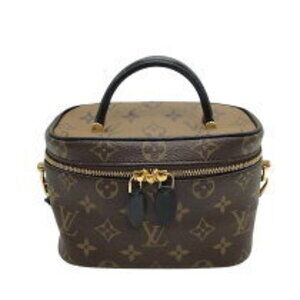 Louis Vuitton NV Vanity Shoulder Canvas Bag Reverse Monogram